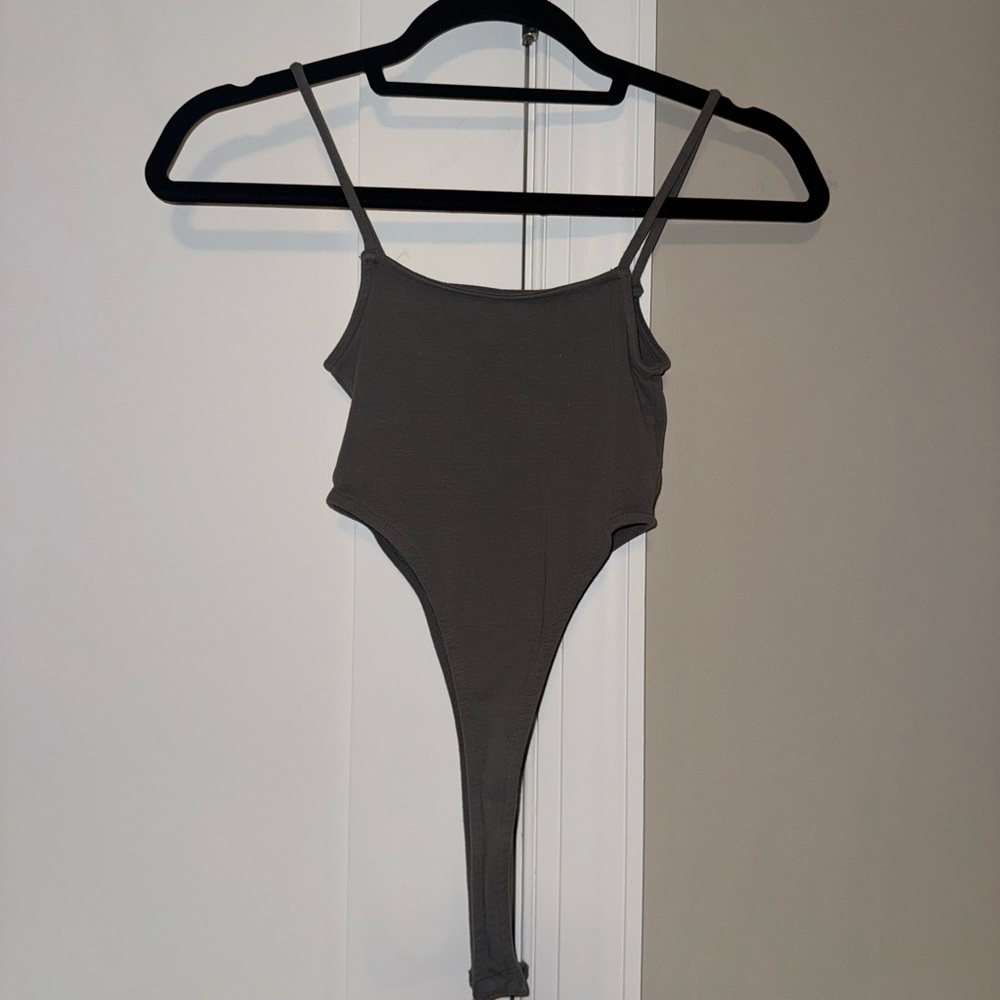 Zara One-Piece Bodysuit in Grey